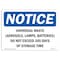 Signmission OSHA Notice, 5" Height, Universal Waste (Aerosols Lamps Batteries) Sign, 7" X 5", Landscape OS-NS-D-57-L-18770 - alternate 1